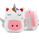 Mochila Infantil de Pelúcia Animais Fofos - Ideal para Creche, Pré-Escola e Passeios