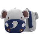 Mochila Infantil de Pelúcia Animais Fofos - Ideal para Creche, Pré-Escola e Passeios