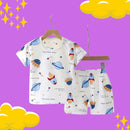 Pijama Infantil de Verão Manga Curta