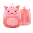 Mochila Infantil de Pelúcia Animais Fofos - Ideal para Creche, Pré-Escola e Passeios