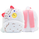 Mochila Infantil de Pelúcia Animais Fofos - Ideal para Creche, Pré-Escola e Passeios