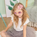 Kit Menina: 3 Peças com Laço Grande, Presilhas e Óculos de Sol Floral