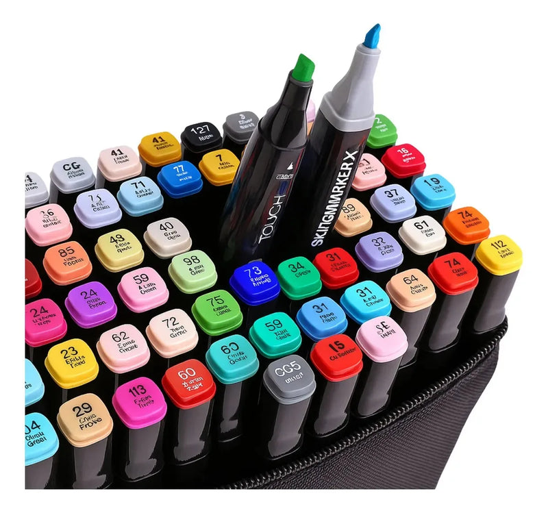 Kit de Colorir Bobby Goods: 38 Itens! 2 Livros Capa Dura + 36 Canetinhas