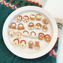 Kit 50 Elásticos de Cabelo Infantis