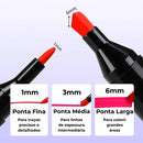 Kit de Colorir Bobby Goods: 38 Itens! 2 Livros Capa Dura + 36 Canetinhas